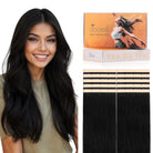 Jet Black(#1) Wide Tape-In